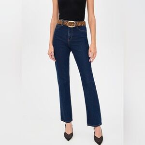 NEW. Reformation Jax Stretch High Rise Straight Jeans. NWT